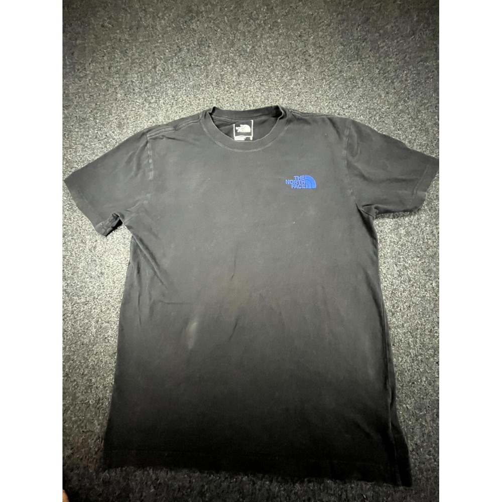 The North Face Never Stop Exploring T Shirt Mens Medium Black Logo Crew Neck Tee